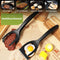 HI NATURE™ Spatel Tang 2 in 1 - Multifunctioneel Keukengereedschap - Hittebestendig & BPA-vrij - Zwart