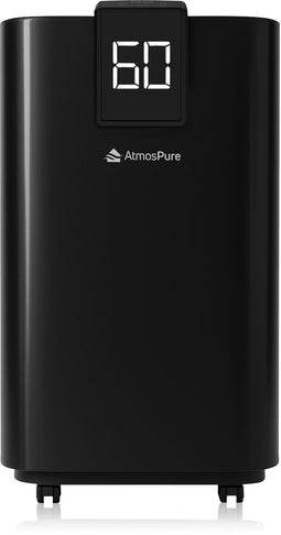 AtmosPure AirDry Elite - Luchtontvochtiger - 12L per Dag - Was-droog Functie - Zwart