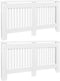 vidaXL Radiatorombouw 2 st 172 cm MDF wit