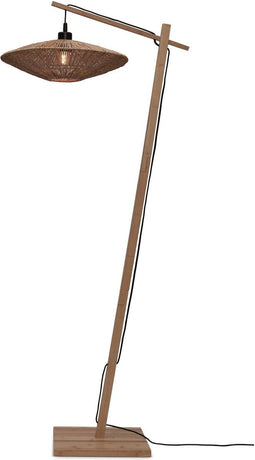 GOOD&MOJO Vloerlamp Iguazu - Bamboe/Jute - 62x40x150cm - - Staande lampen voor Woonkamer - Slaapkamer