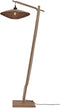 GOOD&MOJO Vloerlamp Iguazu - Bamboe/Jute - 62x40x150cm - - Staande lampen voor Woonkamer - Slaapkamer