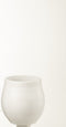 J-Line bloempot Gio - keramiek - wit - medium - Ø 25.00 cm