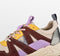 PS Poelman Minion Dames Sneakers - Lage Sneakers - Shiny Details - Bordeaux Beige Multi