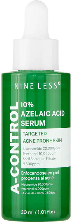 Nineless A-Control - Serum - 10% Azelaic Acid - Tegen Acne en Roodheid - 30 ml