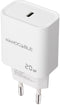 Nanocable 10.10.2005 - Auto oplader - USB-C 20 W - Wit