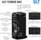 Sony ULT Tower 9AC - Bluetooth Partybox - 360° geluid - Verrijdbaar