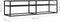 vidaXL - Tv-meubel - 160x40x40,5 - cm - gehard - glas - zwartmarmerkleurig