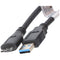 AccuCell data cable compatible with Micro-USB 3.0 - 1.0m - black