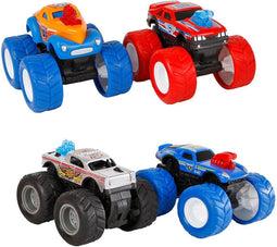 Roadblasters 2 Wheel Monstertrucks, 8cm