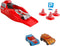 Roadblasters Afschiet Racebaan met 3 Auto's.