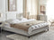 ROANNE - Tweepersoonsbed - Lichtgrijs - 180 x 200 cm - Polyester
