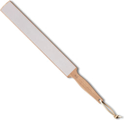 Robert Herder Aanzetriem - Strop Leder op Kersenhouten Houder - Lengte 44 cm