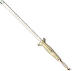 Robert Herder Aanzetstaal Keramisch - Korrel 600 - Lengte 31 cm - Corundin - Heft IJsbeukenhout