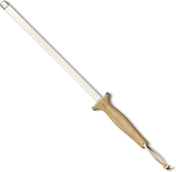 Robert Herder Aanzetstaal Keramisch - Korrel 600 - Lengte 31 cm - Corundin - Heft Eikenhout