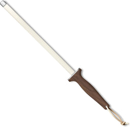 Robert Herder Aanzetstaal Keramisch - Korrel 600 - Lengte 31 cm - Corundin - Heft Walnotenhout