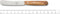 Robert Herder Botermes - Buckels - RVS - Lemmet 70 mm - Heft Olijfhout