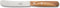 Robert Herder Botermes - Buckels - RVS - Lemmet 70 mm - Heft Olijfhout