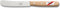 Robert Herder Botermes - Buckels - RVS - Lemmet 70 mm - Heft Beukenhout