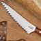 Robert Herder Broodmes - Fromago Pano - RVS - Convex Golf - Lemmet 13 cm - Heft Pruimenhout