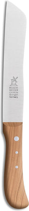 Robert Herder Broodmes - Hamburgermes - Carbonstaal - Lemmet 18 cm - Heft Kersenhout