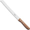 Robert Herder Broodmes met Golf - RVS - Handgeslepen - Lemmet 26 cm - Heft Kersenhout