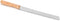 Robert Herder Broodmes met Golf - RVS - Handgeslepen - Lemmet 26 cm - Heft Kersenhout