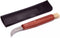 Robert Herder Champignonmes Inclusief Opberghoes - RVS - Tourneermes - Lemmet 4.6 cm - Heft Pruimenhout