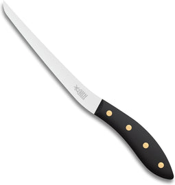 Robert Herder Fileermes SeaKnives - Edwin Vinke's - Flexibel - RVS - Lemmet 170 mm - Heft POM Zwart