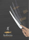 Robert Herder Fileermes SeaKnives - Edwin Vinke's - Flexibel - RVS - Lemmet 170 mm - Heft Walnotenhout