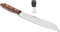 Robert Herder Grand Moulin - Broodmes met Golven - RVS - Lemmet 24 cm - Heft Walnotenhout