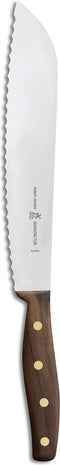 Robert Herder Grand Moulin - Broodmes met Golven - RVS - Lemmet 24 cm - Heft Walnotenhout