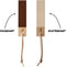 Robert Herder IBEX Pocket Strop Paddle - Leer - Fijn 10 micron en Ruw 20 micron - 135 x 30 x 9 mm