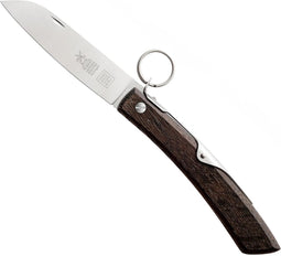 Robert Herder IBEX - Zakmes - Inklapbaar - Lemmet 100 mm - RVS - Heft Gerookt Eikenhout