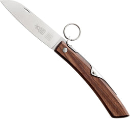 Robert Herder IBEX - Zakmes - Inklapbaar - Lemmet 100 mm - RVS - Heft Zwart Walnotenhout