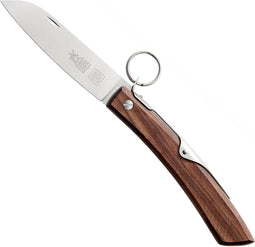 Robert Herder IBEX - Zakmes - Inklapbaar - Lemmet 120 mm - Carbonstaal - Heft Zwart Walnotenhout