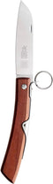 Robert Herder IBEX - Zakmes - Inklapbaar - Lemmet 120 mm - RVS - Heft Pruimenhout