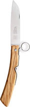 Robert Herder IBEX - Zakmes - Inklapbaar - Lemmet 120 mm - RVS - Heft Olijfhout