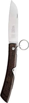 Robert Herder IBEX - Zakmes - Inklapbaar - Lemmet 120 mm - RVS - Heft Gerookt Eikenhout