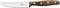 Robert Herder K-Steakmes - Breed - RVS - Fijne Kartel - Lemmet 13 cm - Heft Walnotenhout