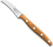 Robert Herder K0 Aardappelschilmes Tourneermes - RVS - Gebogen - Lemmet 7 cm - Heft Abrikooshout