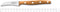 Robert Herder K0 Aardappelschilmes Tourneermes - RVS - Gebogen - Lemmet 7 cm - Heft Abrikooshout