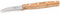 Robert Herder K0 Aardappelschilmes Tourneermes - RVS - Gebogen - Lemmet 7 cm - Heft Abrikooshout