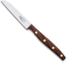 Robert Herder K1 Schilmes/Groentemes - RVS - Recht - Lemmet 9 cm - Heft Walnotenhout