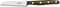 Robert Herder K1 Schilmes/Groentemes - RVS - Recht - Lemmet 9 cm - Heft Cumaru Hout