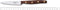 Robert Herder K1M Officemes - RVS - Middenspits - Lemmet 9 cm - Heft Walnotenhout