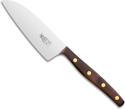 Robert Herder K2 Universeelmes - RVS - Recht - Lemmet 11 cm - Heft Walnotenhout