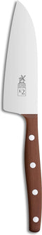 Robert Herder K2 Universeelmes - RVS - Recht - Lemmet 11 cm - Heft Pruimenhout