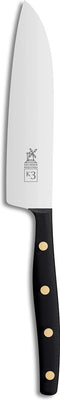 Robert Herder K3 Koksmes - RVS - Recht - Lemmet 12.5 cm - Heft POM Zwart