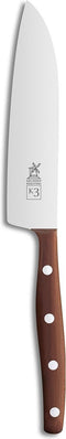 Robert Herder K3 Koksmes - RVS - Recht - Lemmet 12.5 cm - Heft Pruimenhout