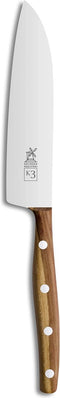 Robert Herder K3 Koksmes - RVS - Recht - Lemmet 12.5 cm - Heft Abrikooshout